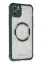 Newface iPhone 11 Pro Max Kılıf Prag Magneticsafe Kapak - Koyu Yeşil resmi