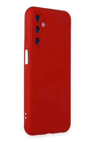 Newface Samsung Galaxy M14 5G Kılıf Nano içi Kadife Silikon - Kırmızı resmi