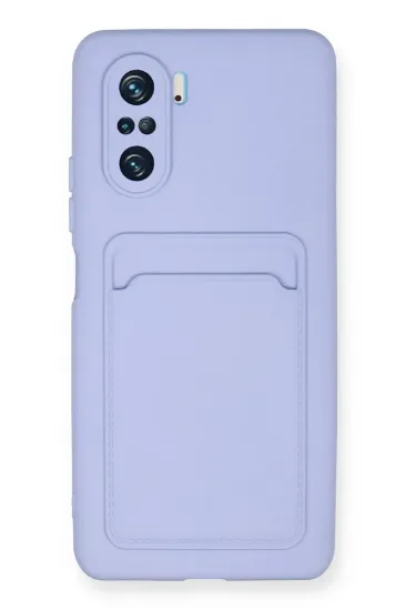 Newface Xiaomi Mi 11i Kılıf Kelvin Kartvizitli Silikon - Lila resmi
