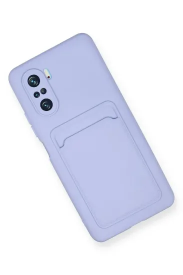 Newface Xiaomi Mi 11i Kılıf Kelvin Kartvizitli Silikon - Lila resmi