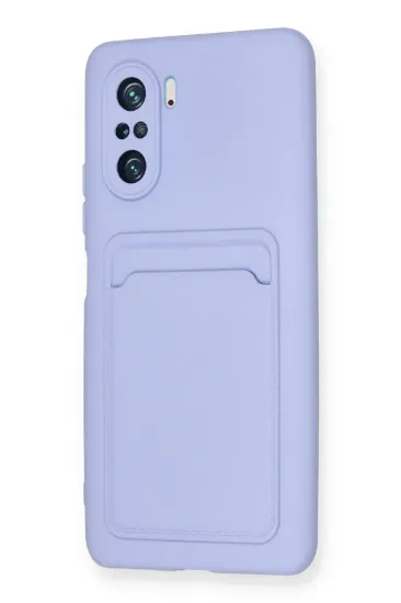 Newface Xiaomi Mi 11i Kılıf Kelvin Kartvizitli Silikon - Lila resmi