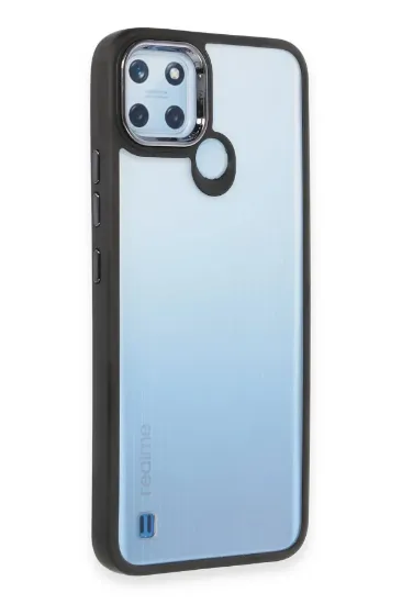 Newface Realme C21Y Kılıf Dora Kapak - Siyah resmi