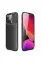 Newface iPhone 13 Pro Max Kılıf Auto Focus Karbon Kapak - Siyah resmi