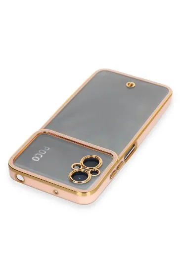 Newface Xiaomi Poco M5 Kılıf Liva Lens Silikon - Rose resmi