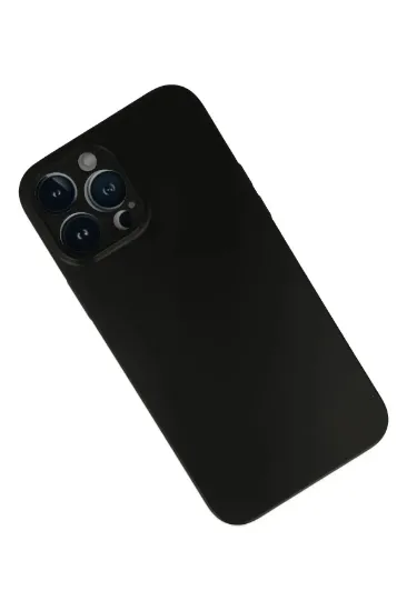 Newface iPhone 13 Pro Max Kılıf PP Ultra İnce Kapak - Siyah resmi