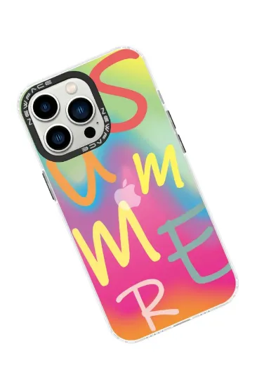 Newface iPhone 13 Pro Max Kılıf Estoril Desenli Kapak - Estoril - 3 resmi