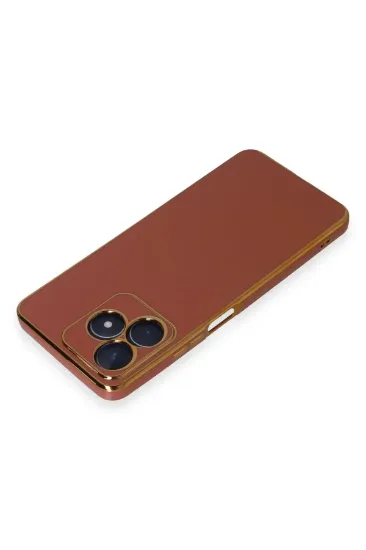 Newface Realme C53 Kılıf Volet Silikon - Kırmızı resmi