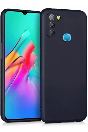 Newface İnfinix Smart 5 Kılıf First Silikon - Siyah resmi