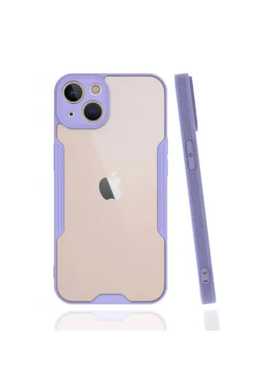 Newface iPhone 13 Kılıf Platin Silikon - Lila resmi