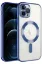 Newface iPhone 14 Pro Max Kılıf Kross Magneticsafe Kapak - Lacivert resmi