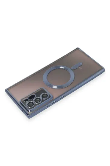 Newface Samsung Galaxy Note 20 Ultra Kılıf Kross Magneticsafe Kapak - Sierra Blue resmi