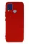Newface Realme C15 Kılıf Nano içi Kadife Silikon - Kırmızı resmi