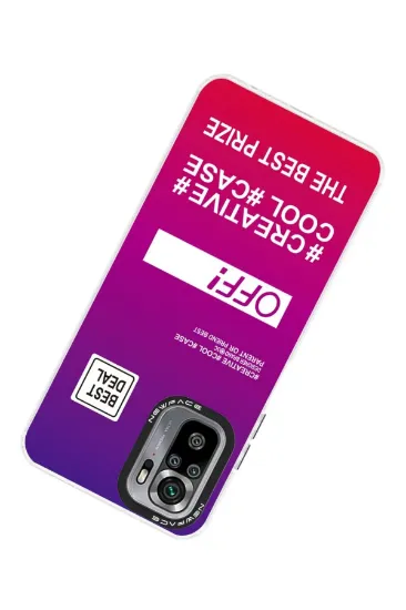 Newface Xiaomi Redmi Note 10 Kılıf Estoril Desenli Kapak - Estoril - 9 resmi