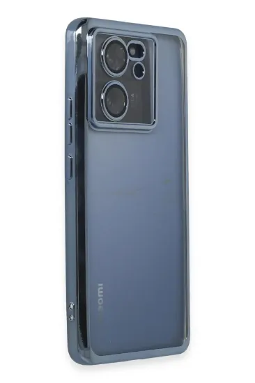 Newface Xiaomi Mi 13T Kılıf Razer Lensli Silikon - Açık Mavi resmi