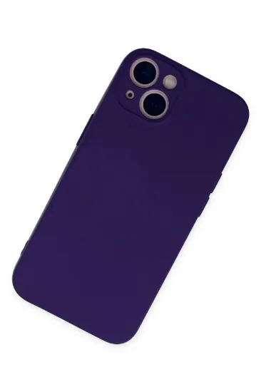 Newface iPhone 13 Mini Kılıf Nano içi Kadife Silikon - Mor resmi