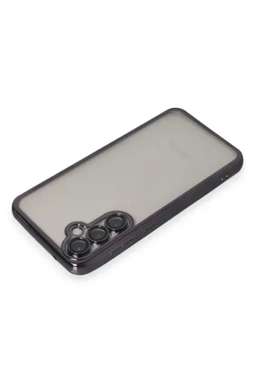 Newface Samsung Galaxy S23 FE Kılıf Razer Lensli Silikon - Mor resmi