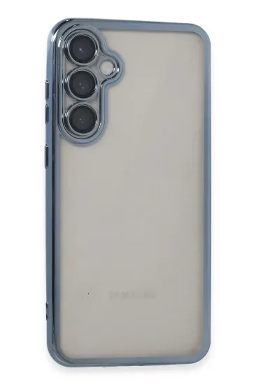 Newface Samsung Galaxy S23 FE Kılıf Razer Lensli Silikon - Açık Mavi resmi