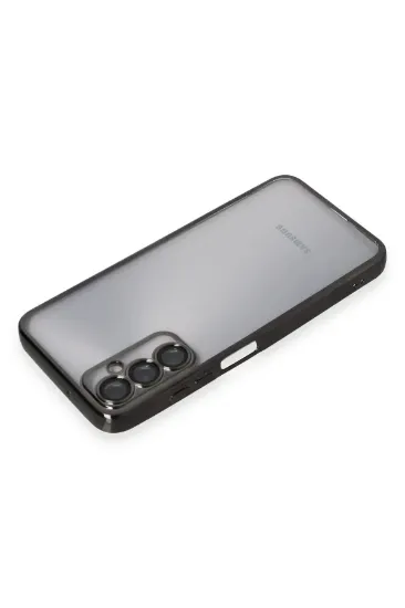 Newface Samsung Galaxy A05S Kılıf Razer Lensli Silikon - Siyah resmi