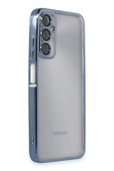 Newface Samsung Galaxy A05S Kılıf Razer Lensli Silikon - Açık Mavi resmi