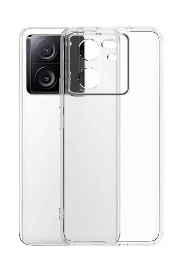 Newface Xiaomi Mi 13T Pro Kılıf Lüx Şeffaf Silikon resmi