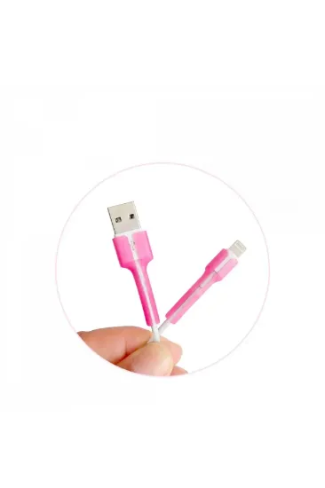 Newface Kablo Koruyucu - Pembe resmi