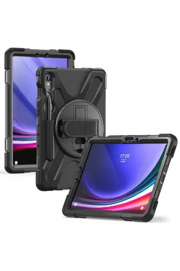 Newface Samsung Galaxy X510 Tab S9 FE 11 Kılıf Amazing Tablet Kapak - Siyah resmi