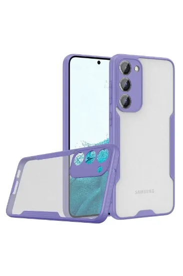 Newface Samsung Galaxy S23 Plus Kılıf Platin Silikon - Lila resmi