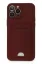 Newface iPhone 13 Pro Max Kılıf Kelvin Kartvizitli Silikon - Bordo resmi