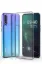 Newface Huawei Y8P Kılıf Lüx Şeffaf Silikon resmi