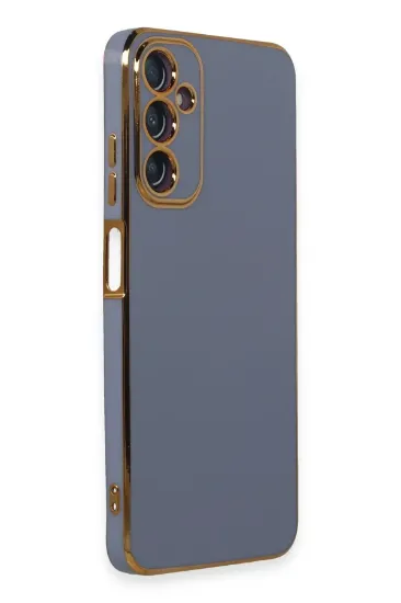 Newface Samsung Galaxy A05S Kılıf Volet Silikon - Mavi resmi