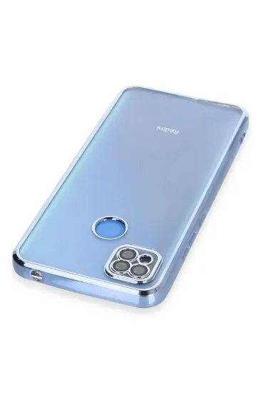 Newface Xiaomi Redmi 9C Kılıf Razer Lensli Silikon - Açık Mavi resmi