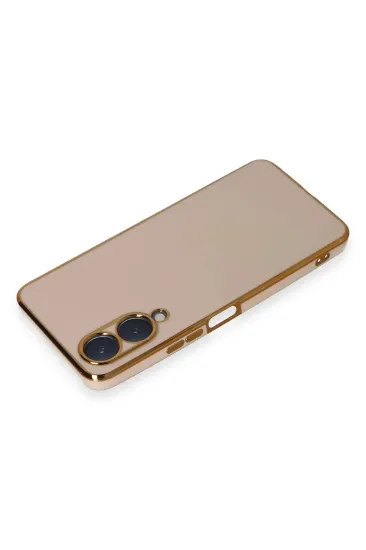 Newface Vivo Y17S Kılıf Volet Silikon - Pembe resmi