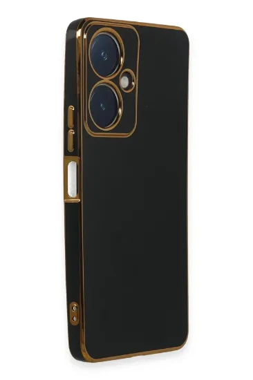 Newface Vivo Y27 Kılıf Volet Silikon - Siyah resmi