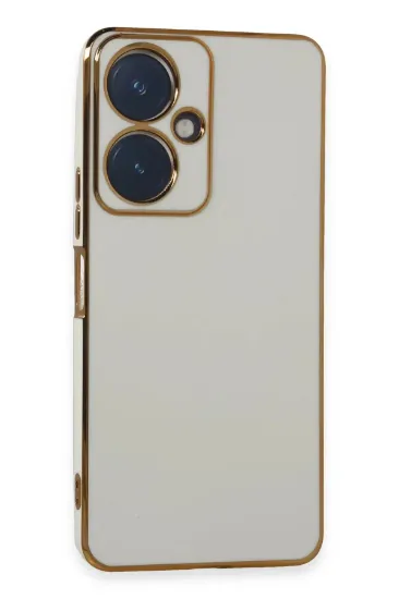 Newface Vivo Y27 Kılıf Volet Silikon - Beyaz resmi