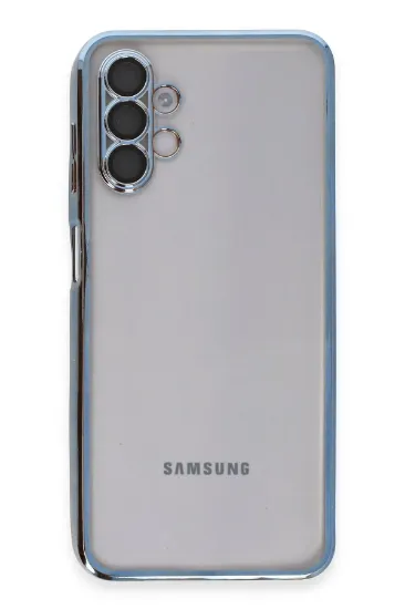 Newface Samsung Galaxy A04S Kılıf Razer Lensli Silikon - Açık Mavi resmi
