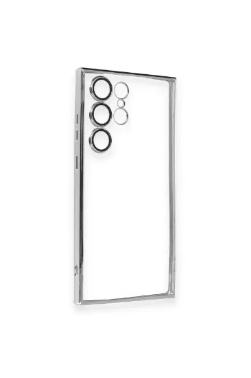 Newface Samsung Galaxy S24 Ultra Kılıf Razer Lensli Silikon - Mor resmi