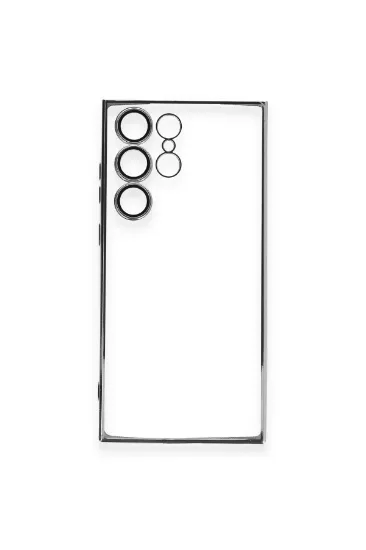 Newface Samsung Galaxy S24 Ultra Kılıf Razer Lensli Silikon - Mor resmi