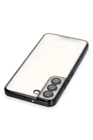Newface Samsung Galaxy S22 Kılıf Razer Lensli Silikon - Siyah resmi