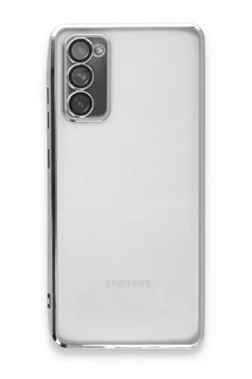 Newface Samsung Galaxy S20 FE Kılıf Razer Lensli Silikon - Gümüş resmi