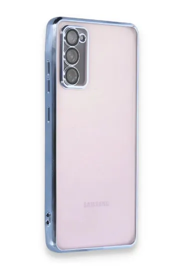 Newface Samsung Galaxy S20 FE Kılıf Razer Lensli Silikon - Açık Mavi resmi