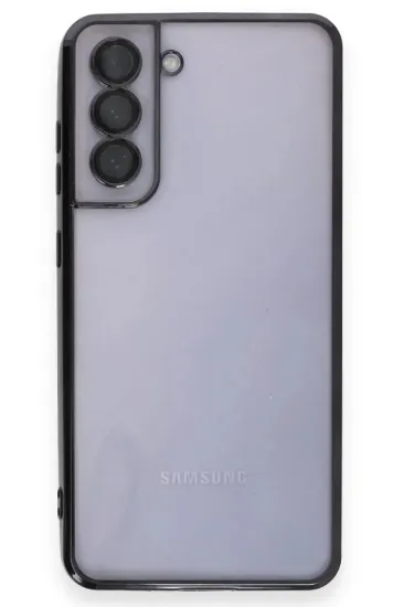 Newface Samsung Galaxy S21 FE Kılıf Razer Lensli Silikon - Siyah resmi
