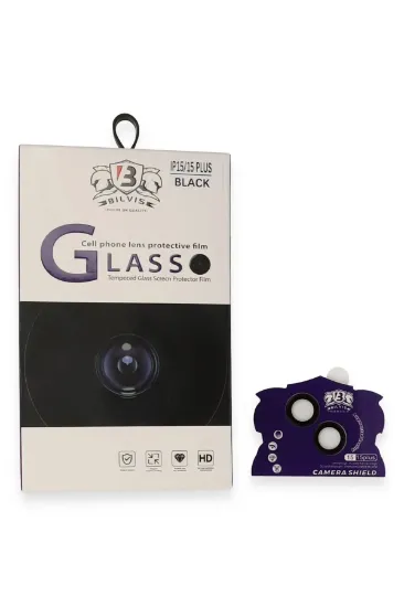Newface iPhone 15 Bilvis Titan Kamera Lens - Siyah resmi