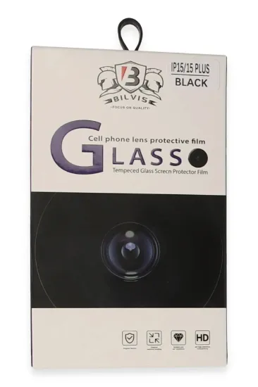 Newface iPhone 15 Bilvis Titan Kamera Lens - Siyah resmi