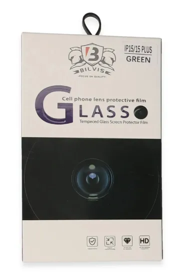 Newface iPhone 15 Bilvis Titan Kamera Lens - Yeşil resmi