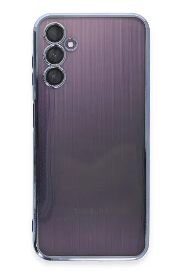 Newface Samsung Galaxy A14 4G Kılıf Razer Lensli Silikon - Açık Mavi resmi