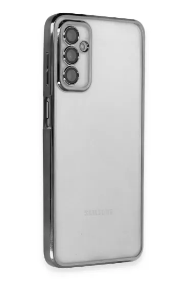 Newface Samsung Galaxy M23 Kılıf Razer Lensli Silikon - Siyah resmi