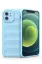 Newface iPhone 12 Kılıf Optimum Silikon - Sky Blue resmi