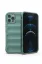 Newface iPhone 12 Pro Max Kılıf Optimum Silikon - Koyu Yeşil resmi