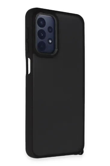 Newface Samsung Galaxy A23 4G Kılıf Elegant Kapak - Siyah resmi