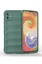 Newface Samsung Galaxy A04 Kılıf Optimum Silikon - Koyu Yeşil resmi